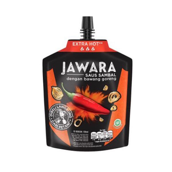 

Jawara Saus Sambal Extra Hot 130 Ml
