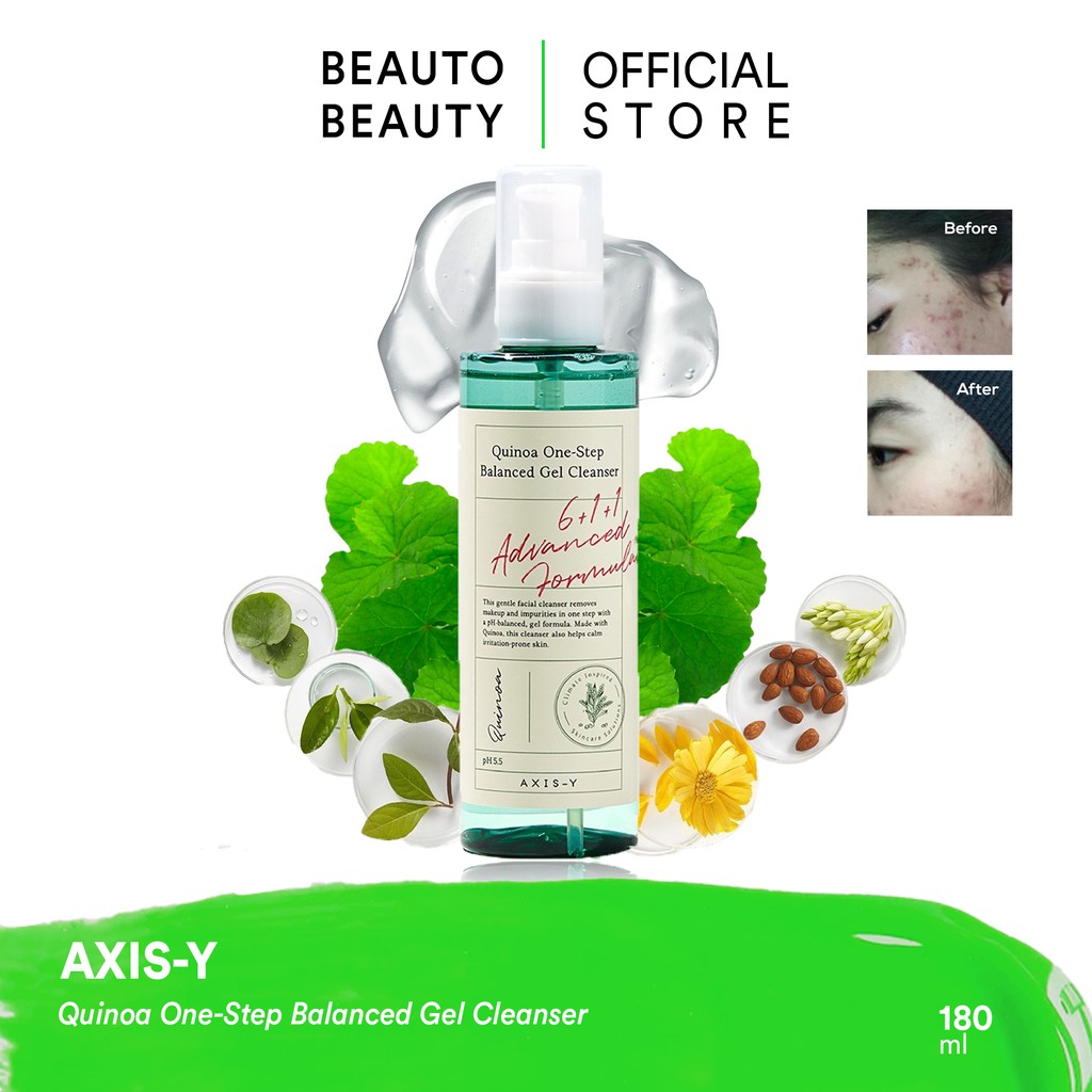 Jual AXISY Quinoa OneStep Balanced Gel Cleanser / Korea Axisy Axis Y