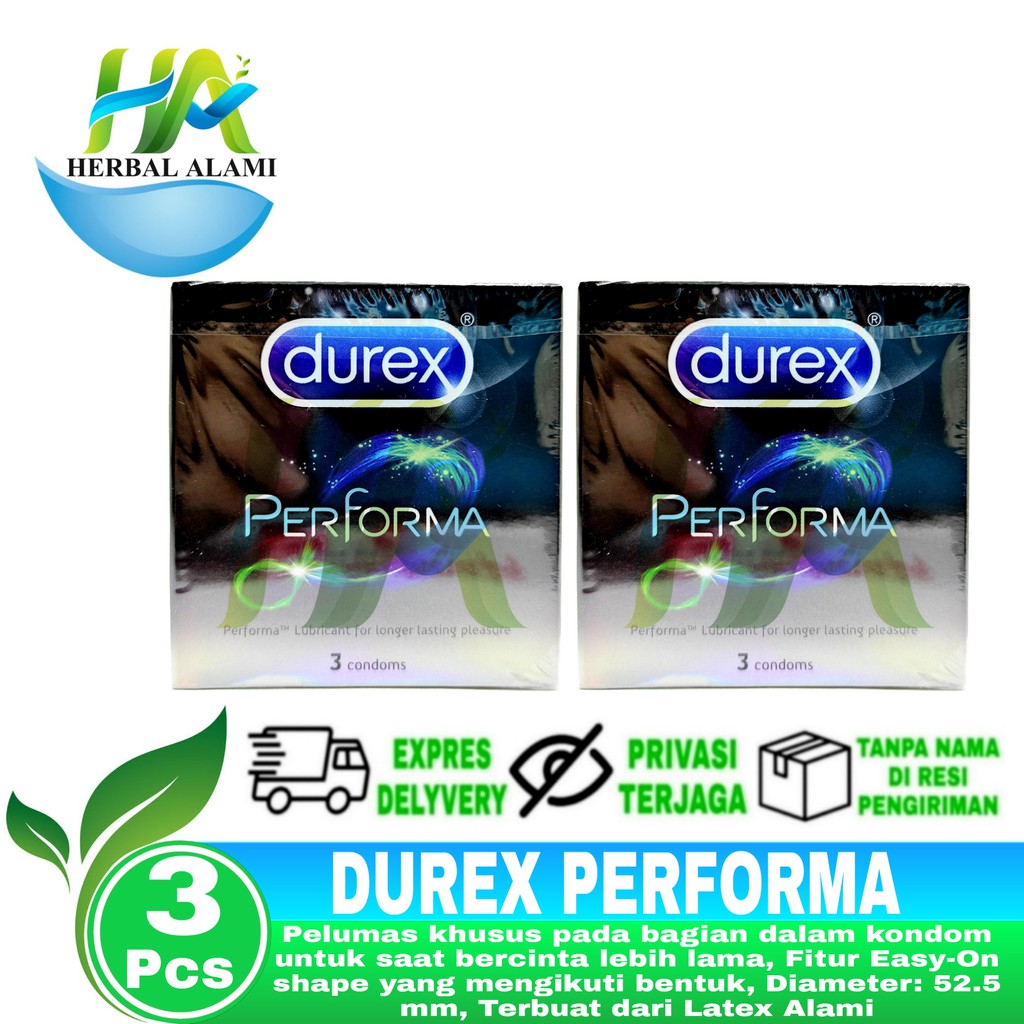 Kondom Durex Performa isi 3