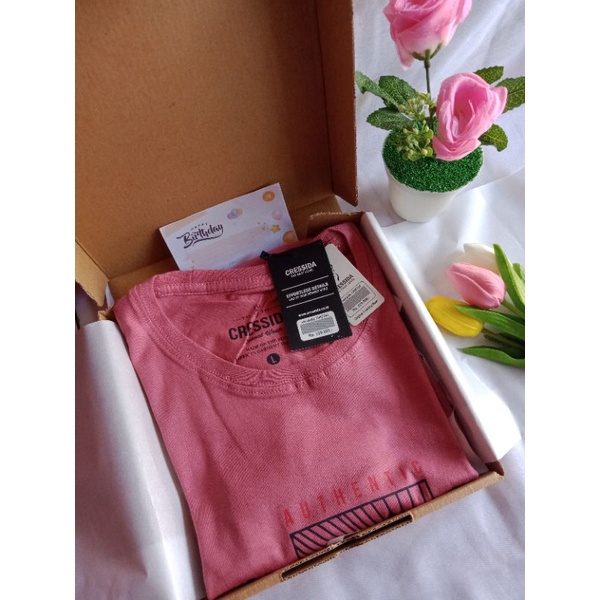 Gift Box Kaos Kado cowok/ cwek