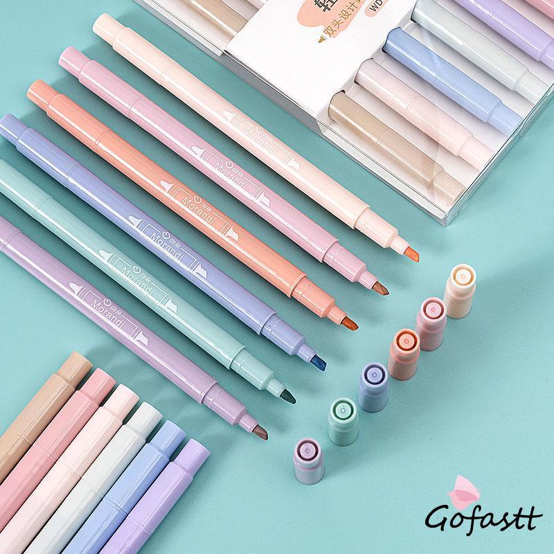 

6PCS stabilo pastel /spidol highlighter Colour Pen Journal Marker Pen Alat Tulis Replacement Stabilo G