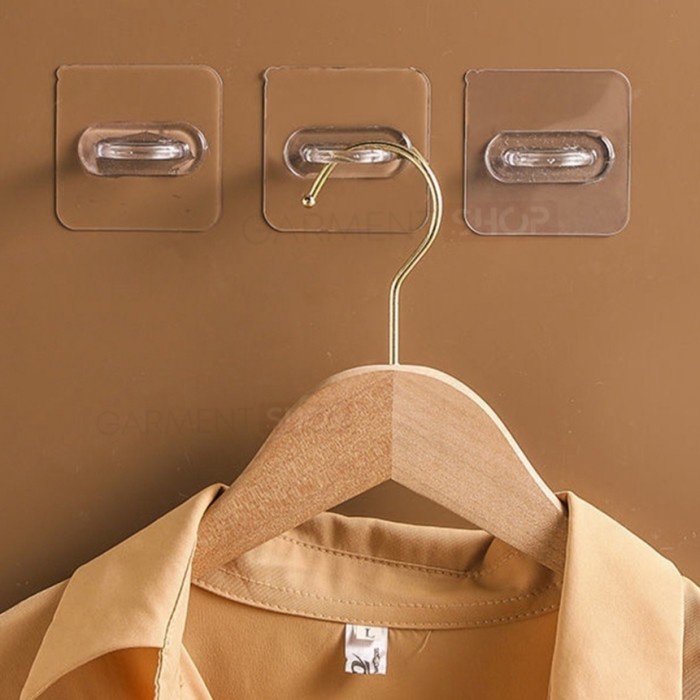 Online Murah Shop Hook Tempel Dinding / Hook Tiang Gorden / Hook Tanpa Paku