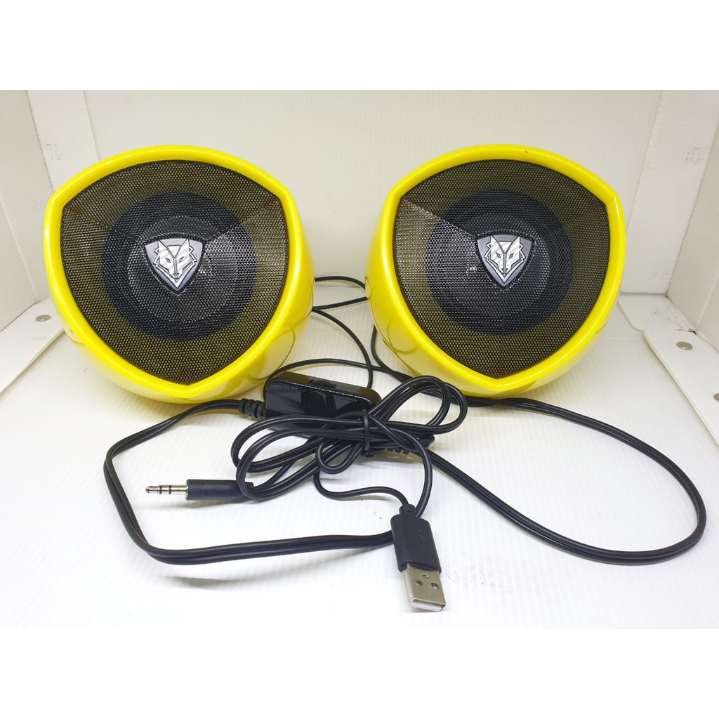 Nubwo NS-004-Speaker Gaming Portable Stereo 2.0-Speaker Sheild