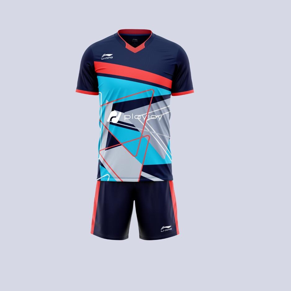 Tidak Diragukan.. 1 SET PAKAIAN OLAHRAGA PRIA WANITA BAJU KAOS BADMINTON LINING BULUTANGKIS VOLLY FU