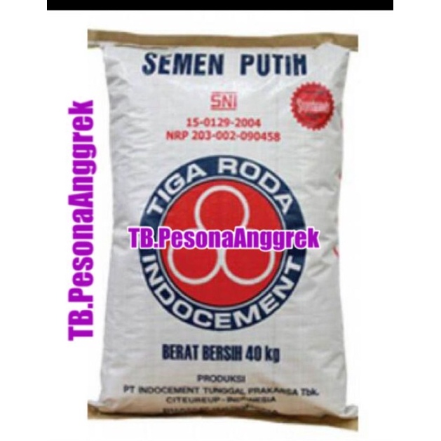 Semen Tiga Roda Putih 1kg Semen Tiga Roda 40kg eceran / Semen 3 Roda / Semen Putih
