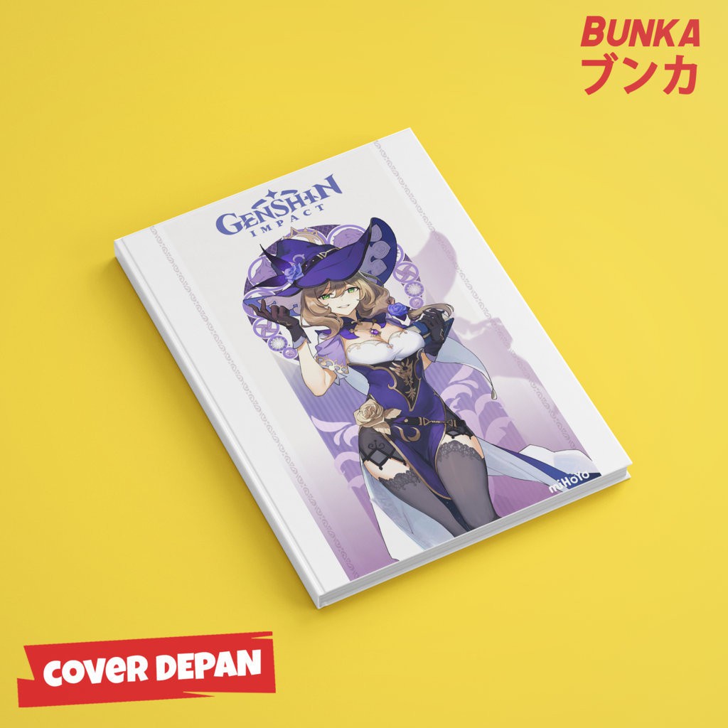 

Notebook Game Genshin Impact Lisa Hardcover A5 Buku Tulis Catatan Notes Agenda Planner Jurnal