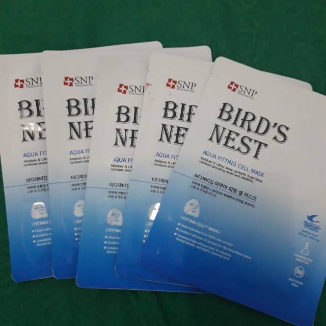 SNP Bird Nest Aqua Fitting Cell Mask