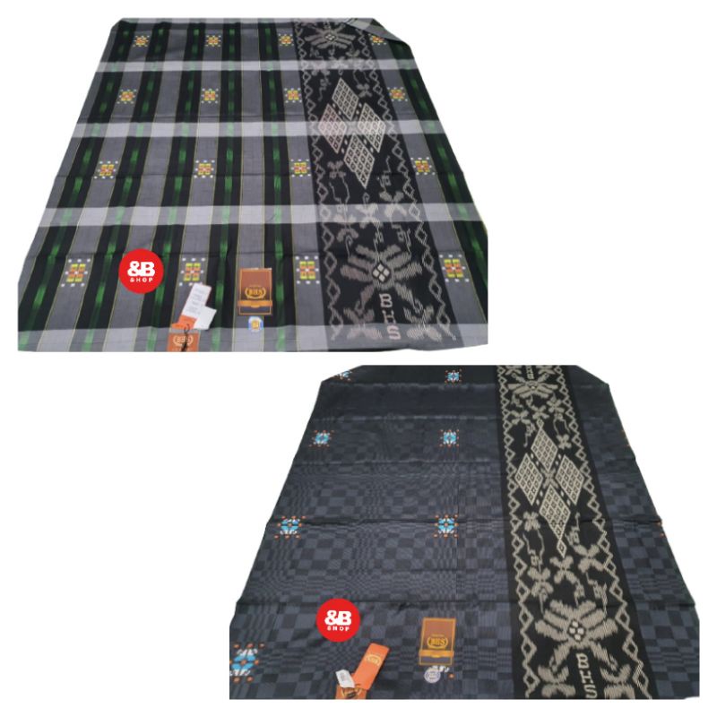 Sarung BHS original excellent bronze SKT DAM songket  liris kotak hitam