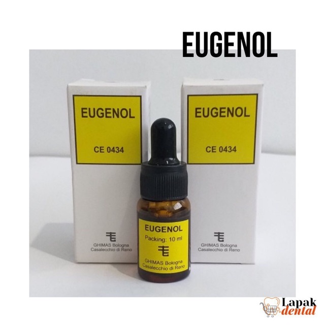 Dental Eugenol ghimas minyak cengkeh 10ml / eugenol pereda nyeri gigi endodontik