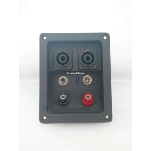 TERMINAL SALON SPEAKER 3 IN 1 - Jack Spicon+ Soket Toa + Bidding