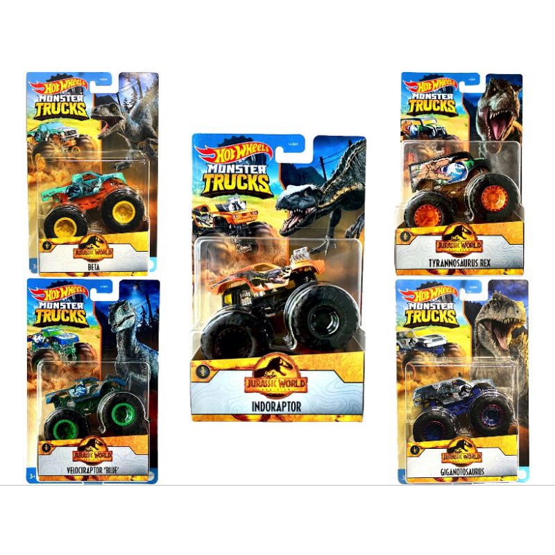 Hot Wheels Monster Trucks  Original Mattel Hotwheels  Monster Truck Jurassic World Dominion