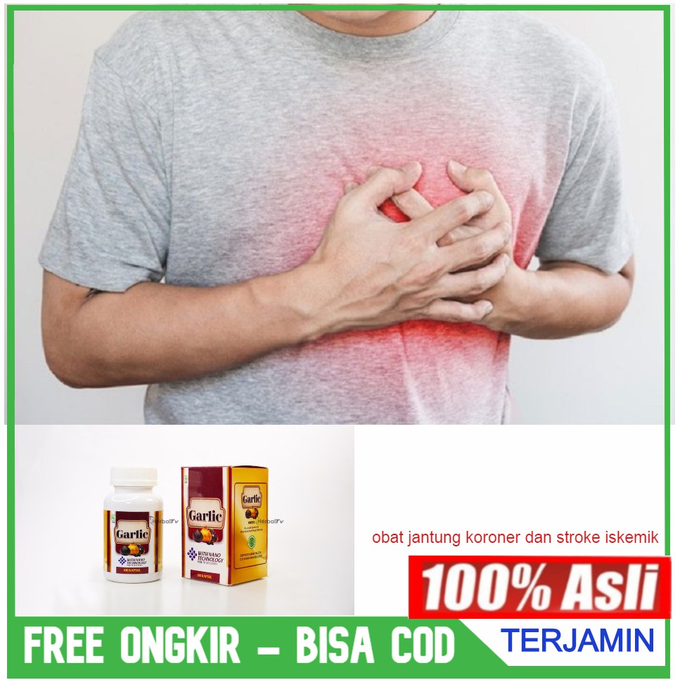 

Obat Jantung Koroner & Obat Stroke Iskemik - Kapsul Black Garlic bisa cod surabaya