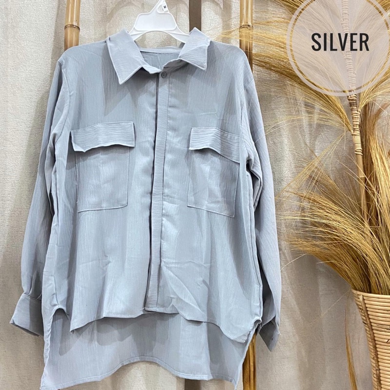 KEMEJA KARINE OVERSIZE CRINCKLE AIRFLOW