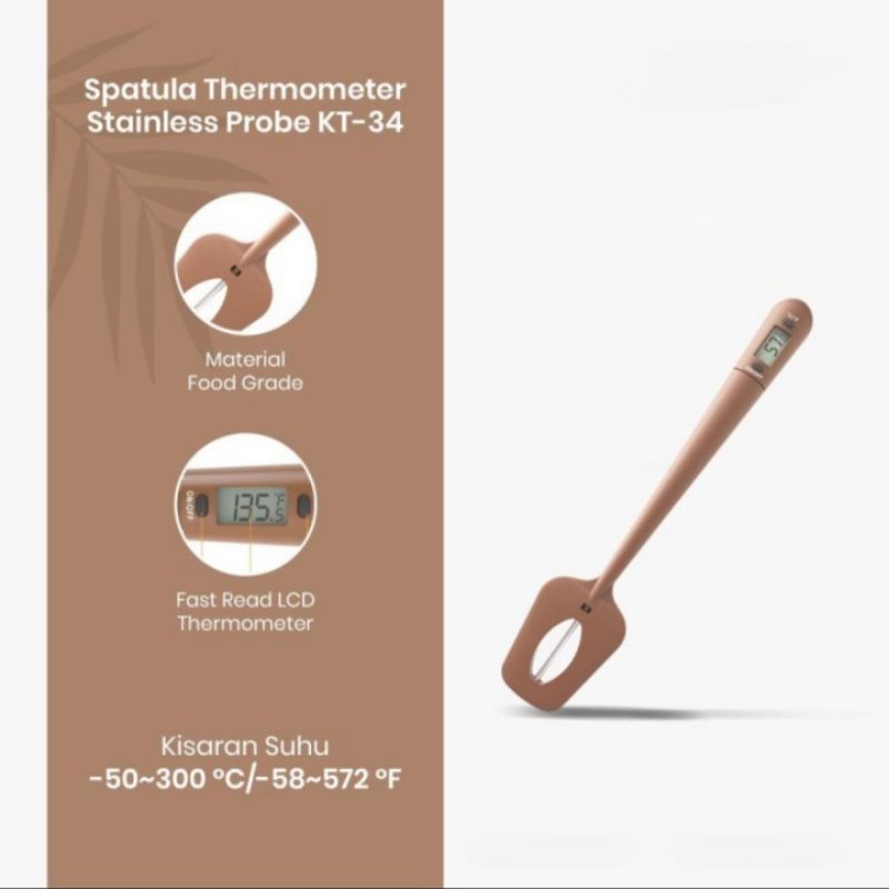 Spatula Thermometer / Spatula Termometer Makanan / Termometer Pengukur Suhu Makanan