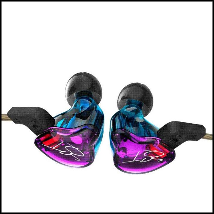 Earphone Knowledge Zenith Kz - Zst Pro Headset Super Bass Iem - Candy
