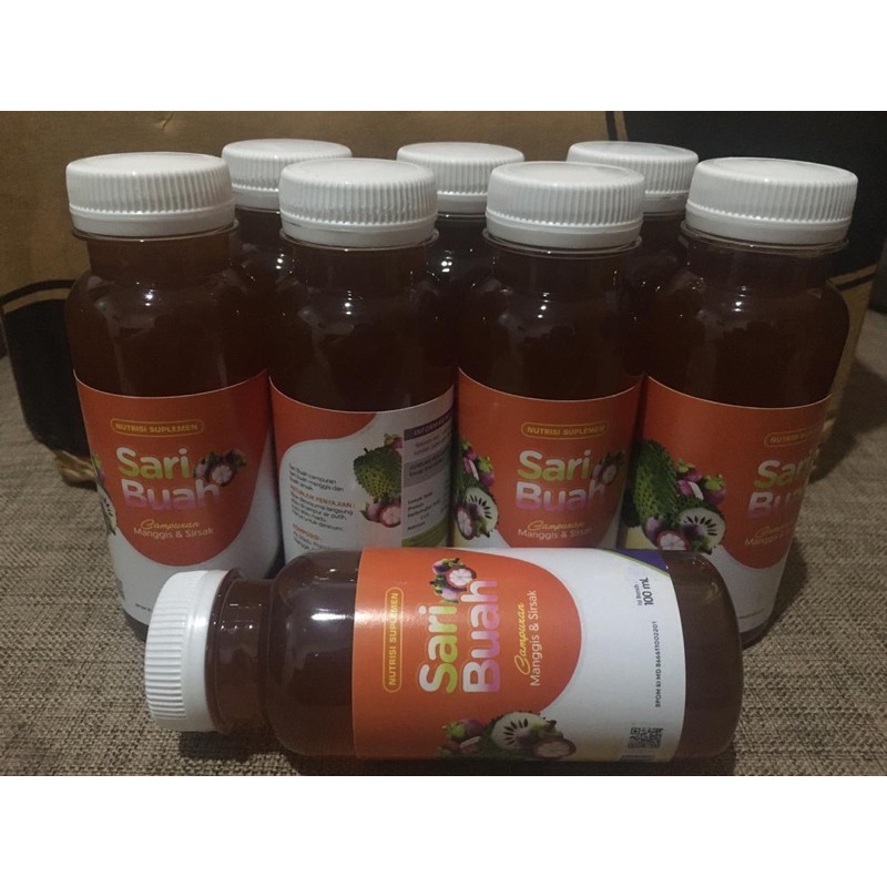Sari Buah sirsak dan manggis Nutrisi Suplemen propolis