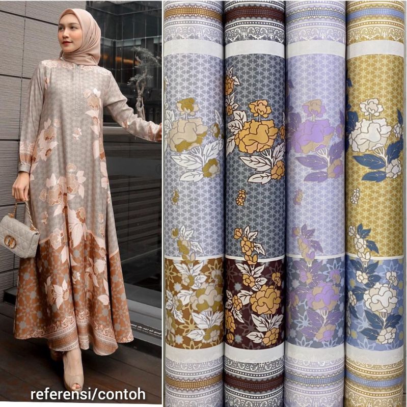 Jual Kain Motif Almahira harga setengah meter