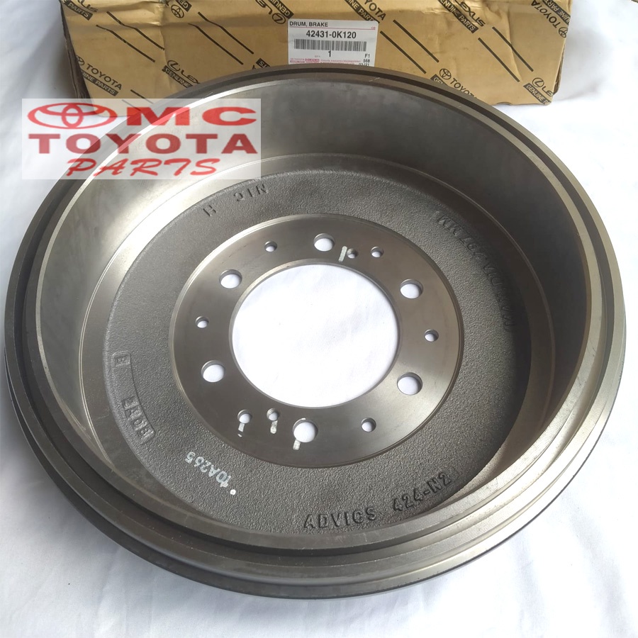 Tromol Rem Belakang / Brake Drum Rear Fortuner Hilux 42431-0K120