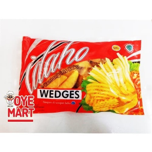 WEDGES IDAHO 500GR KENTANG GORENG BEKU FRENCH FRIES