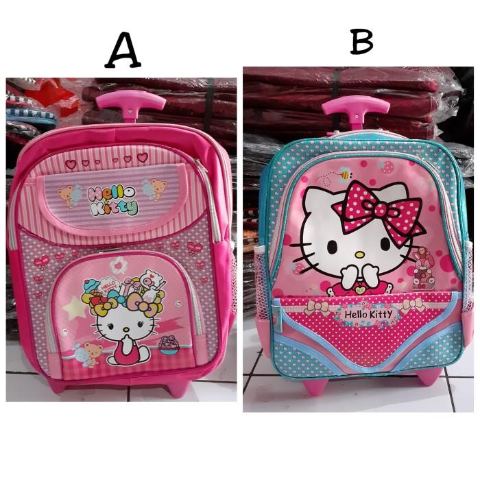 Tas Trolly Hello Kitty Tk Troli Dorong Tebal Awet Kado Anak