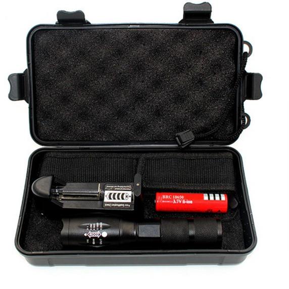 [KODE BARANG 949] Original Senter Polisi SWAT Outdoor Flashlight CREE XM-L2 + Baterai 18650 + Charge