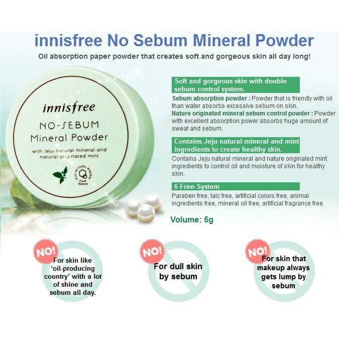 Innisfree No Sebum Mineral Powder
