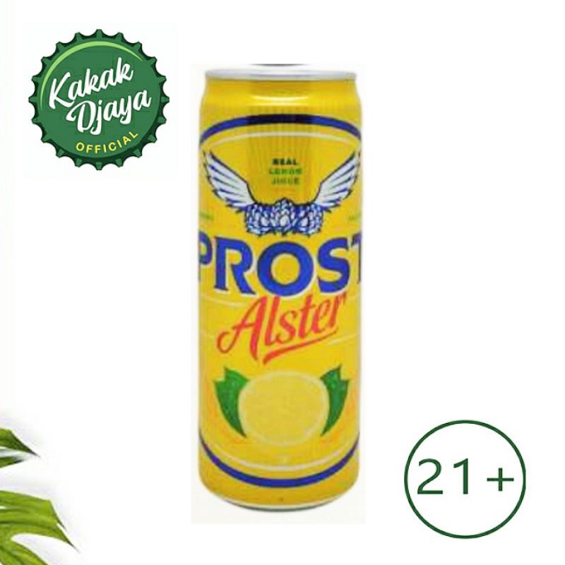 Beer Prost Alster kaleng 320ml beer Prost lemon can 320ml Alster lemon kaleng