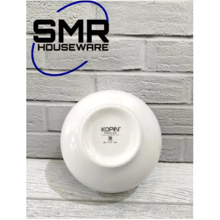MANGKOK SUP KECIL PUTIH POLOS KERAMIK MERK KOPIN UKURAN 4,5 INCH