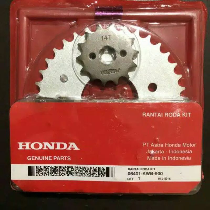 Gear Set/Gear Paket Honda Blade 110 Lama/Revo Absolute KWB