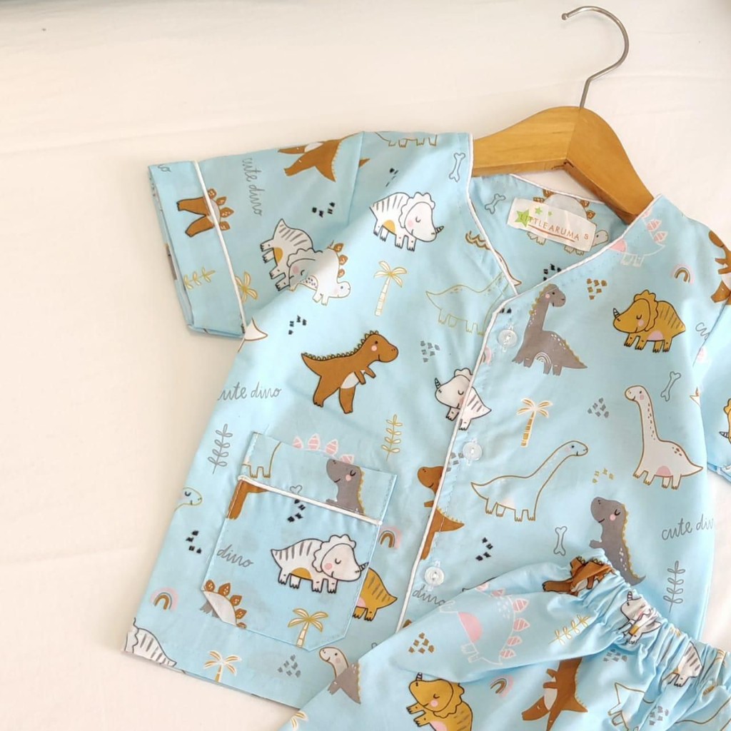 Afsheenastore Baju Tidur Anak Piyama Gemes Little Aruma / Ready Size S