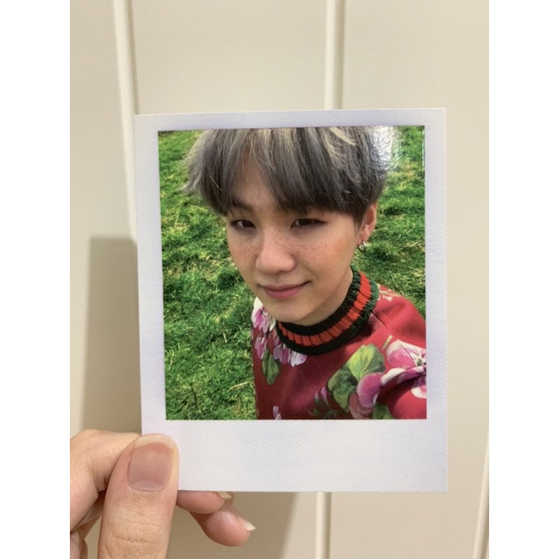 [BOOKED] Photocard PC Polaroid Yoongi Suga Young Forever