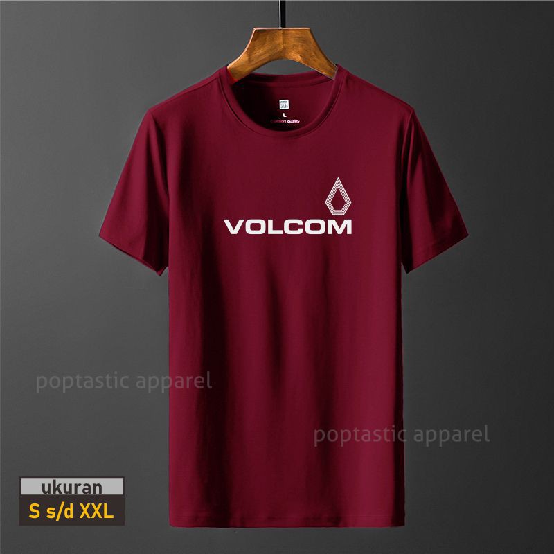 MILIKI KAOS DISTRO VOLCOM TERBARU ADEM PAKAIAN PRIA TSHIRT KAOS DISTRO