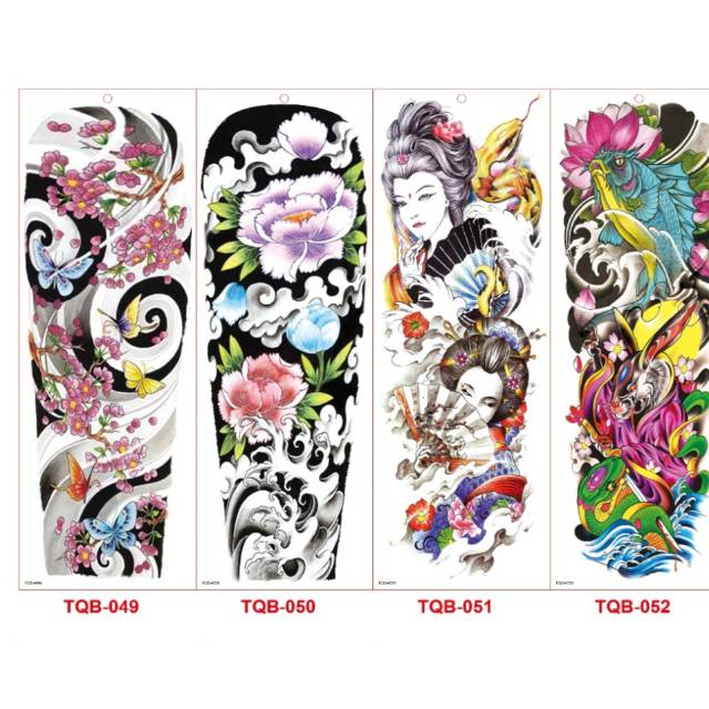 Tatto Temporary Full Arm Yakuza Shopee Indonesia