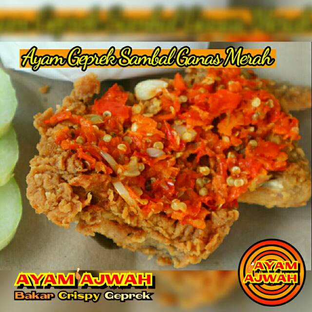 

Ayam Geprek Sambal Ganas Level Poll + Nasi + Bonus AYAM AJWAH