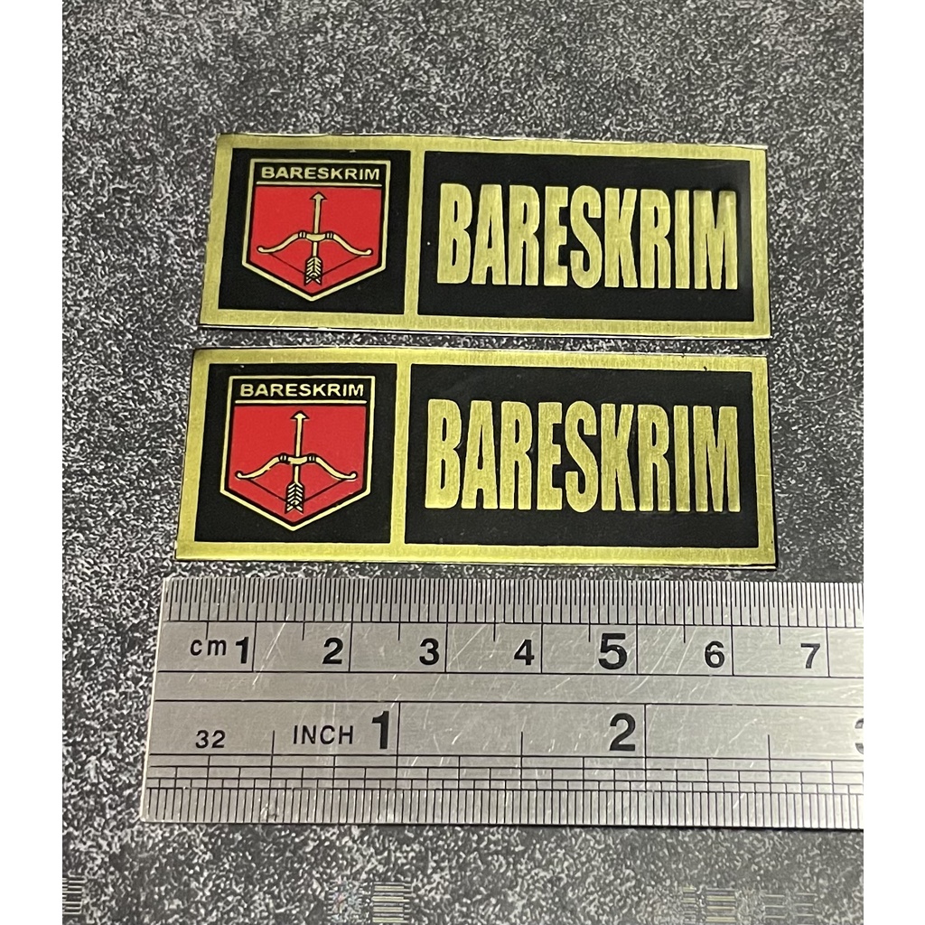 Sticker Plat Bareskrim - Stiker Plat Hantu Reskrimum - Stiker Motor Bareskrim