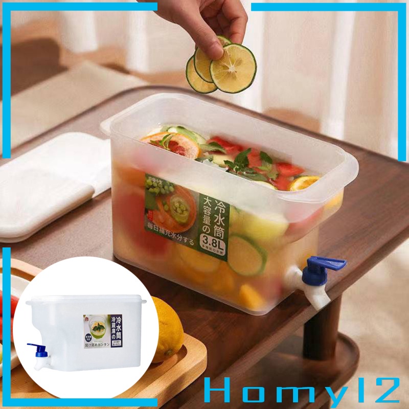 [HOMYL2] Household Cold Water Jug Large Capacity Beverage Dispenser with Spigot