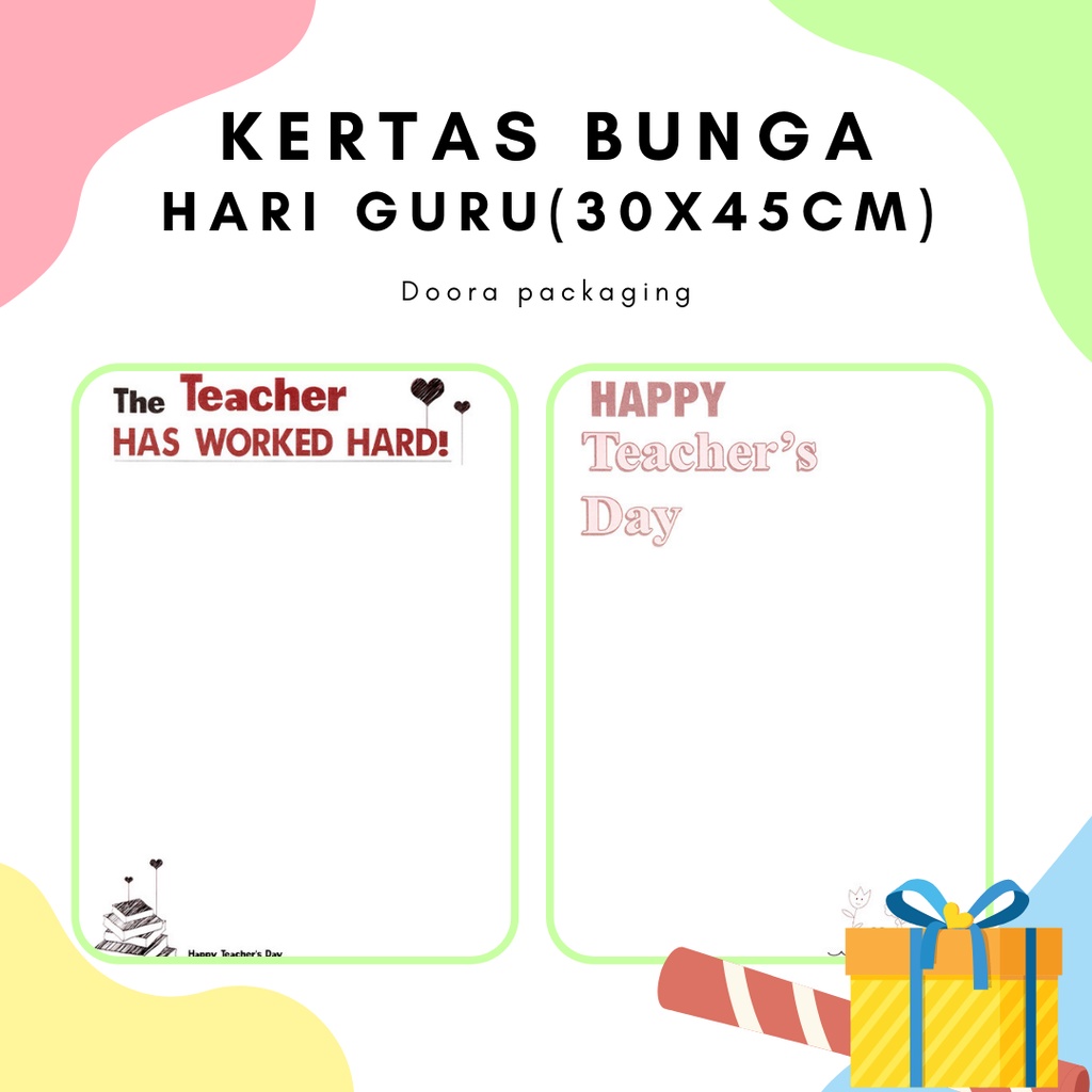 

[Doora] Kertas Buket Bunga Hari Guru