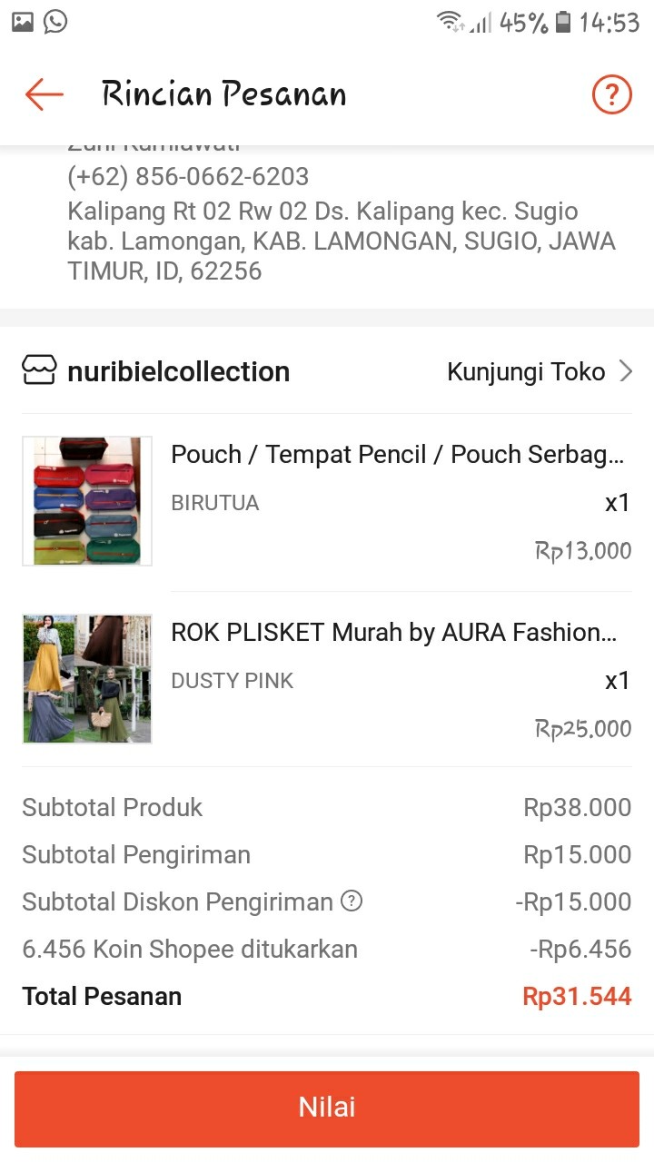 Pouch / Tempat Pencil / Pouch Serbaguna