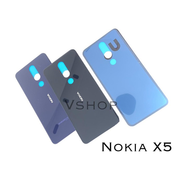 Backdoor Back Door Tutupan Baterai Casing Belakang Nokia 5.1 Plus - Nokia X5 TA1105