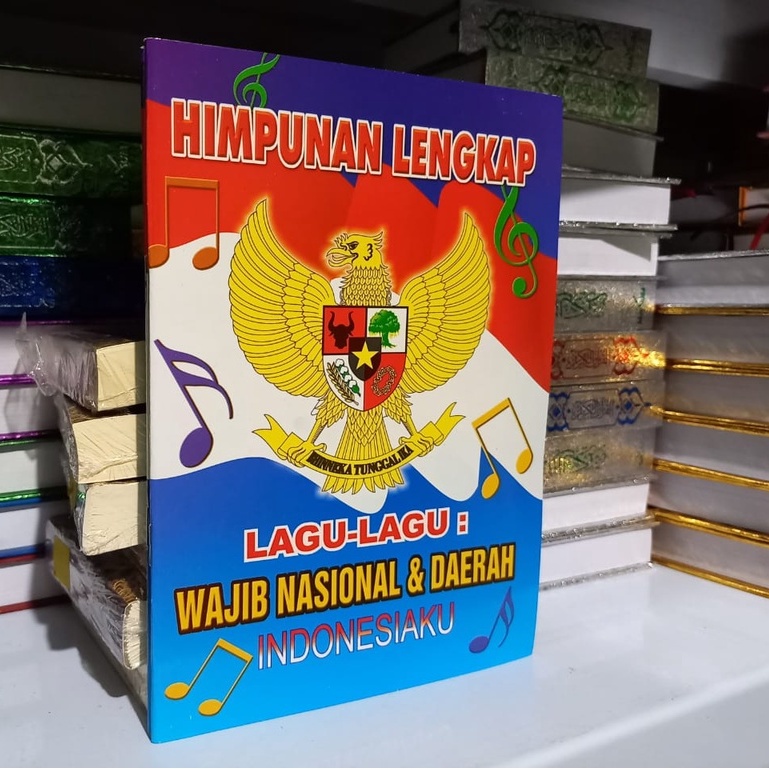 Buku Himpunan Lengkap Lagu - Lagu Wajib Nasional Daerah Indonesiaku (14×20cm)