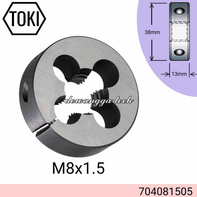 

Senai baut m8x1.5 round dies m8 x 1.5 snei sney snay bulat m 8 x 1 . 5 dewang44 Murah