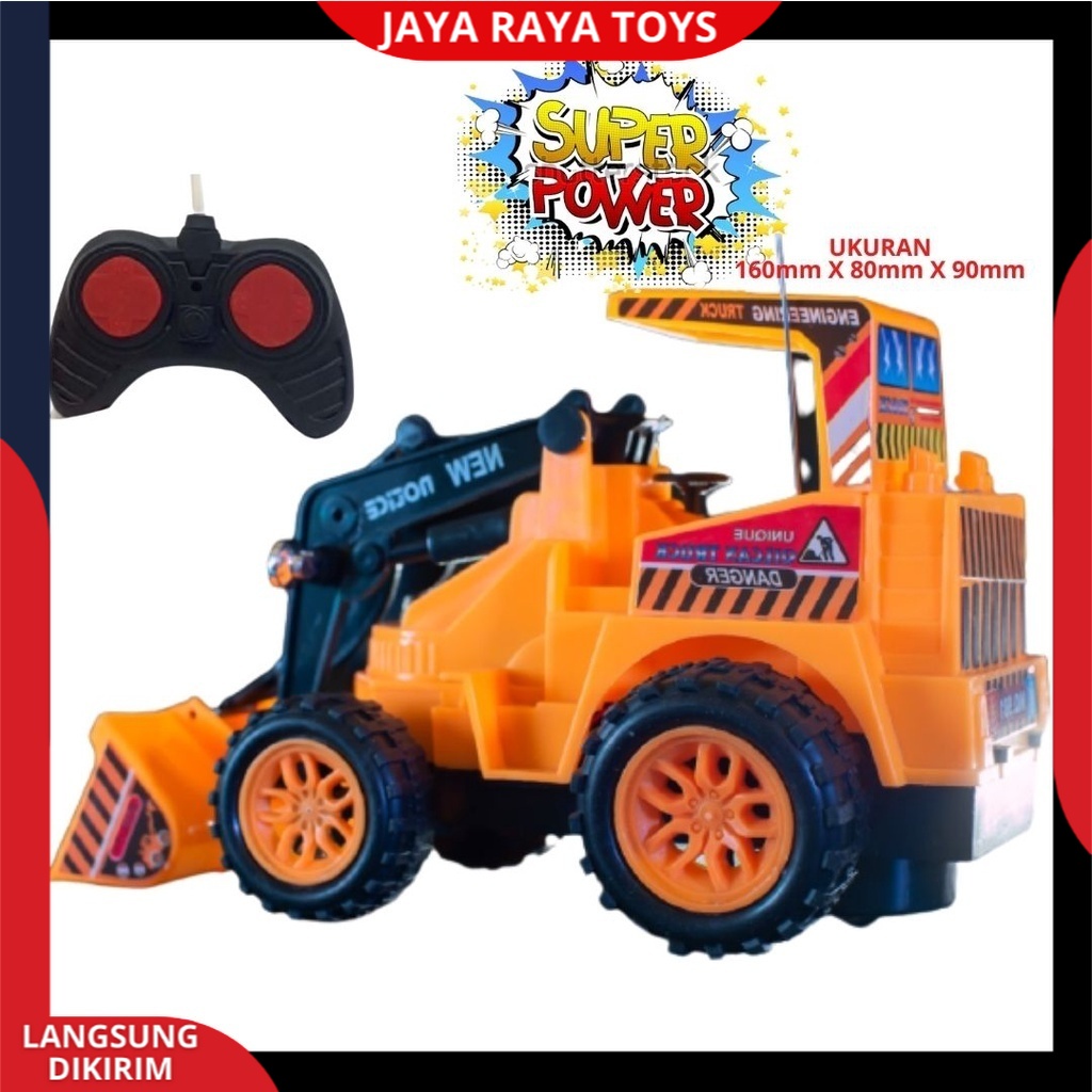 Mainan Mobil Remote Control Truck konstruksi RC Beko Excavator Mini Terbaru  Mainan Anak Laki Laki