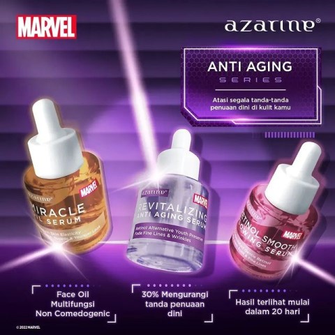 ✿ MADAME ✿AZARINE SUPERHERO SERUM MARVEL EDITION SERIES - FACE SERUM BPOM