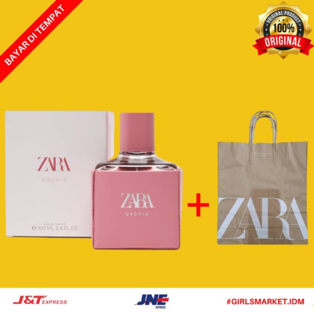 [ORIGINAL] PARFUM ZARA ORCHID PARFUM ORIGINAL PARFUM WANITA PARFUM MURAH 100ML | FREE PAPER BAG ZARA