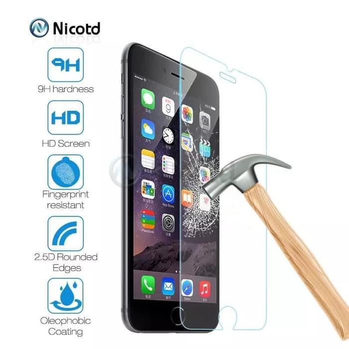 TEMPERED GLASS IPHONE 6+ 6G+ 6S+ PLUS ANTI GORES KACA FULL BENING - SCREEN PROTECTOR