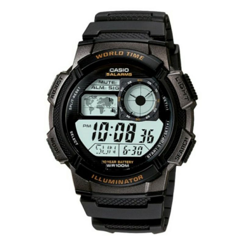 casio digital ae-1000w-1avdf jam tangan pria digital original garansi resmi 1 tahun PT Gilang agung 