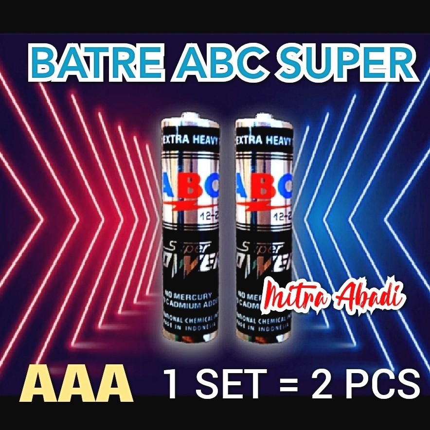 Baterai / Batre /Battery A3 PREMIUM ABC SUPER ( 1 SET = 2 PCS )