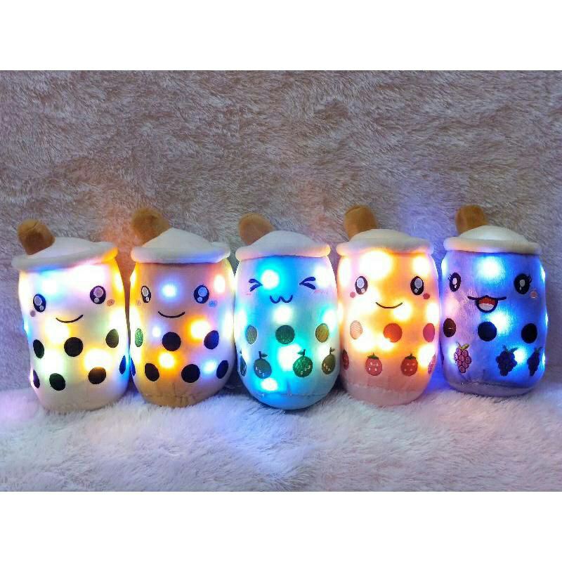 Boneka Boba Lampu LED murah mini tinggi 25cm boneka Boba sedang murah led