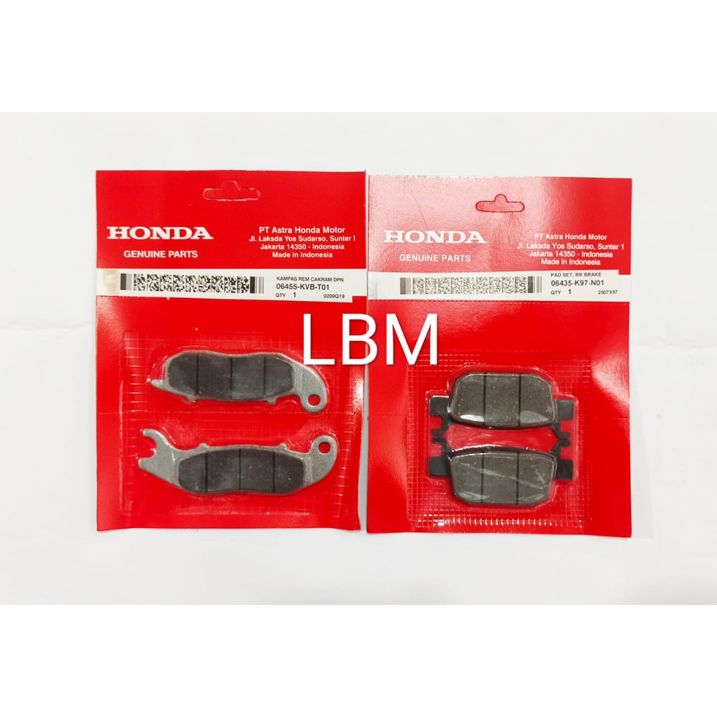 Dispad Kampas Rem Set Depan Belakang HONDA ADV 150 ABS PCX LOKAL ABS