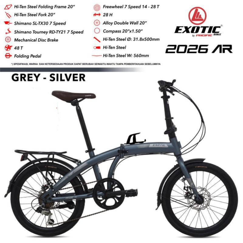 Sepeda lipat  16 20 inch exotic 2026 AR folding bike